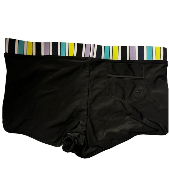 Swim by Cacique Multi Striped Boyshort 14 - Picture 2 of 5